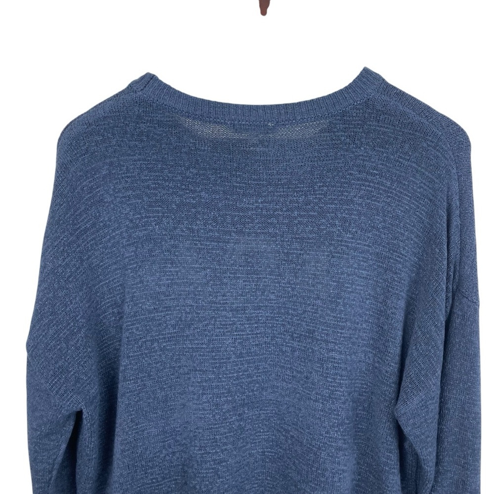 Z Supply | Navy Blue White Vacay Graphic Relaxed Sweater - Picture 5 of 8